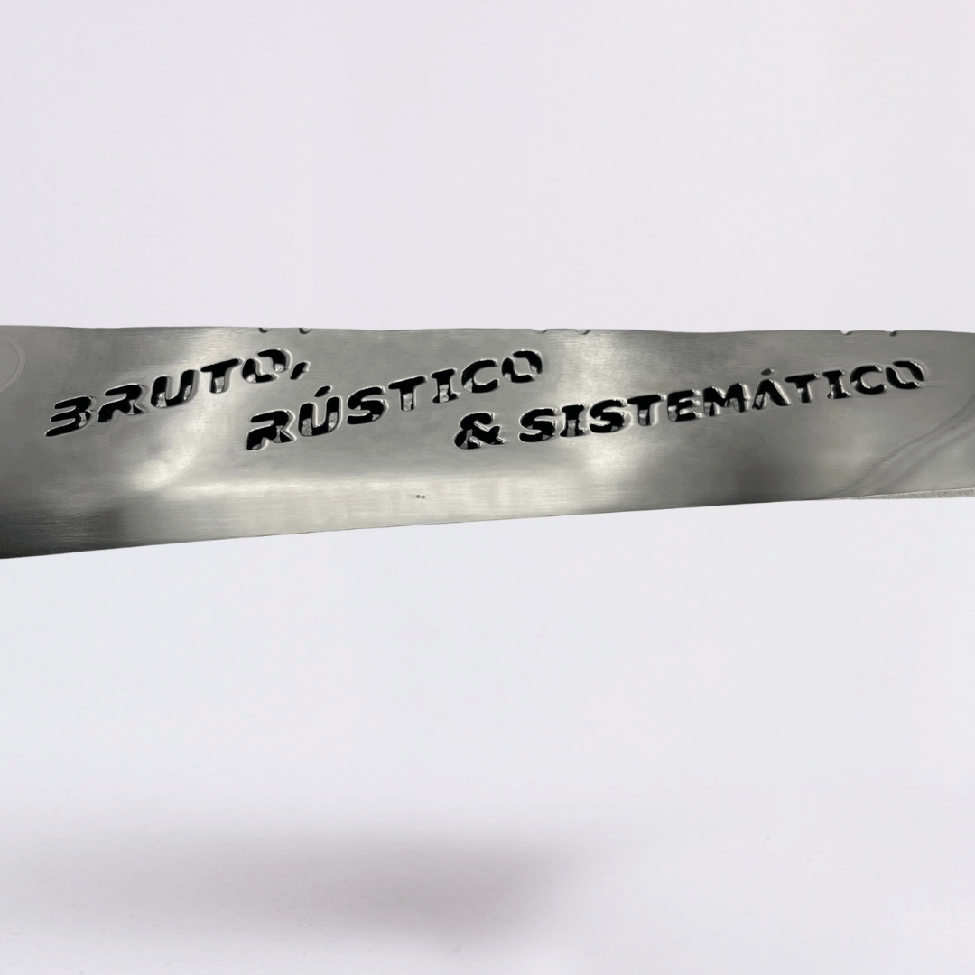 Bruto, Rústico e Sistemático - Faca Campeira Aço Inox 420C + Bainha