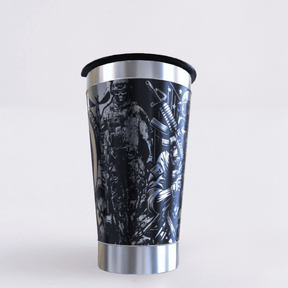B.O.P.E.  – Copo Térmico Preto Personalizado 360° a Laser + Brinde