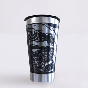 BMW  – Copo Térmico Preto Personalizado 360° a Laser + Brinde