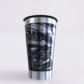 BMW  – Copo Térmico Preto Personalizado 360° a Laser + Brinde