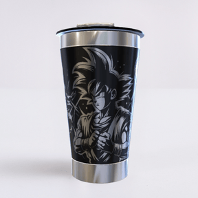 Drangol Ball Z– Copo Térmico Preto Personalizado 360° a Laser + Brinde