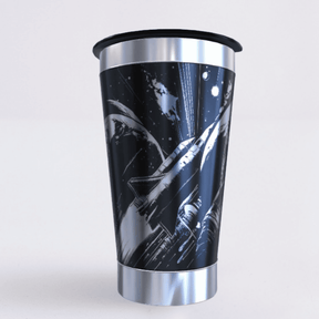Astronauta – Copo Térmico Preto Personalizado 360° a Laser + Brinde