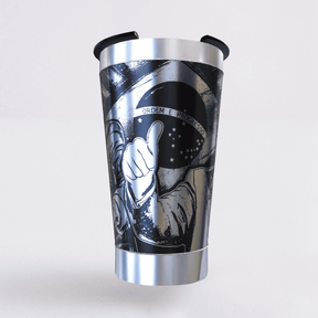 Mito Patriota #01  – Copo Térmico Preto Personalizado 360° a Laser + Brinde