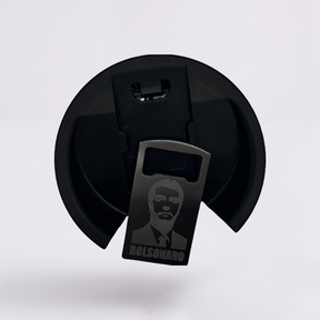 Mito Patriota #01  – Copo Térmico Preto Personalizado 360° a Laser + Brinde