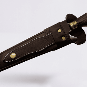Pistola Tiro - Faca Campeira Aço Inox 420C + Bainha