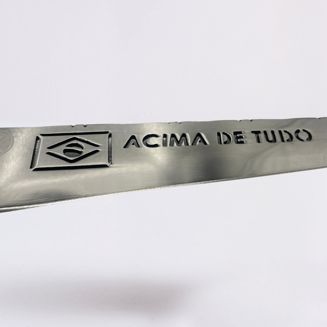 Brasil Acima de Tudo - Faca Campeira Aço Inox 420C + Bainha