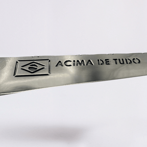 Brasil Acima de Tudo - Faca Campeira Aço Inox 420C + Bainha