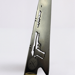 Pistola Tiro - Faca Campeira Aço Inox 420C + Bainha