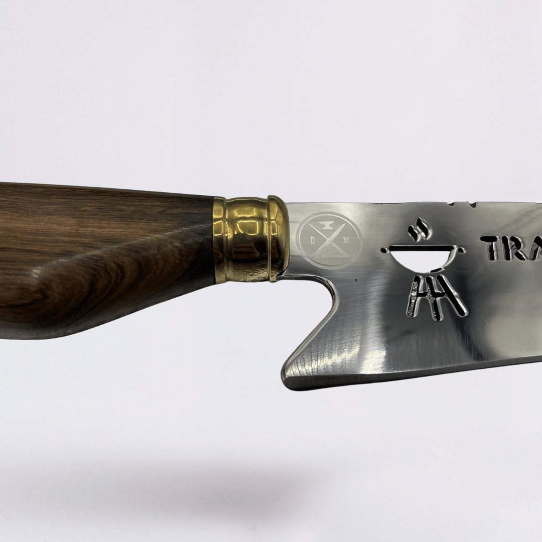 Traz Que Eu Asso - Faca Campeira Aço Inox 420C + Bainha